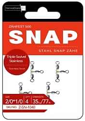 NaniwaOsakaShi Zahfest500 Triple Swivel Stainless Size:4*5 - NaniwaOsakaShi