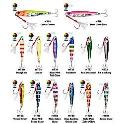 Fujin Jig-X 30gr MT12 Blue Pink Zebra Glow - FUJIN