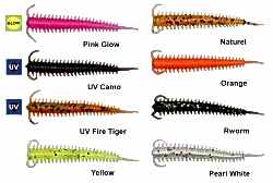 Kendo 5 cm Worm Naturel 10 Adet - KENDO