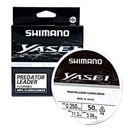 Line Yasei Fluoro Leader 50m 0.25mm 5.06kg Grey Şok Lider - SHİMANO