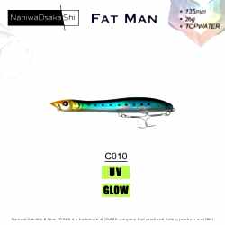 NANIWAOSAKASHI FAT MAN 135MM 26GR TOPWATER C010 - NaniwaOsakaShi