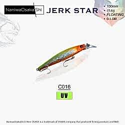 NANIWAOSAKASHI JERKSTAR 100MM 15.6G COLOR:C016 - NANIWAOSAKASHI