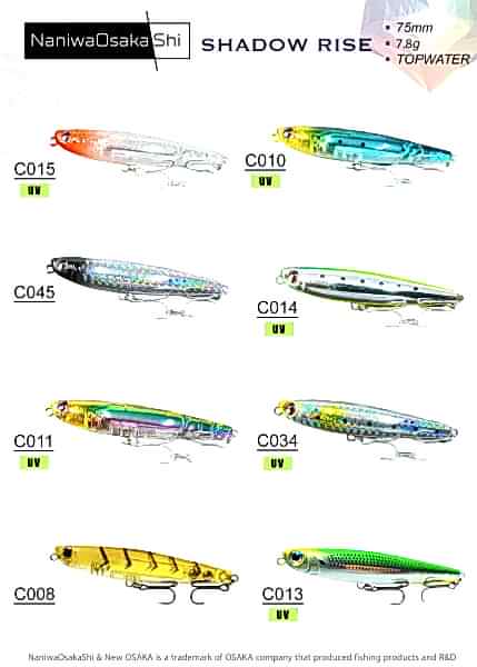 NANIWAOSAKASHI SHADOW RISE 75MM 7.8G C034 SAHTE BALIK - 2
