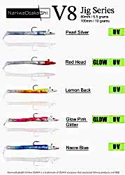 NANIWAOSAKASHI SERIES V8 JIG 5,5GR LEMON BACK - 2