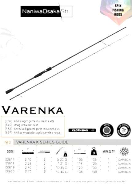 NANIWAOSAKASHI VARENKA 2,10CM 5-20GR 2PCS OLTA KAMISI - 1