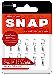 NaniwaOsakaShi Zahfest500 Snap Swivel Stainless Size:1 - NaniwaOsakaShi