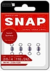 NaniwaOsakaShi Zahfest500 Swivel Stainles Size:1/0 - NaniwaOsakaShi