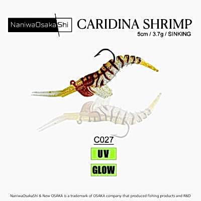 OSAKA CARIDINA SHRIMP 5CM 3.5GR C027 SİLİKON KARİDES - 1