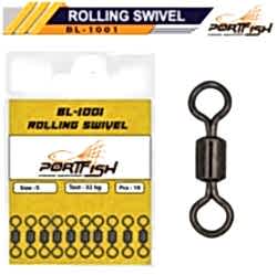 PORTFISH BL1001 No:6 Fırdöndü 10pcs - PORT FİSH