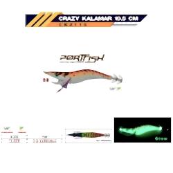 PORTFISH CRAZY KALAMAR ZOKASI 3GR 10,5CM C:8 - PORT FISH
