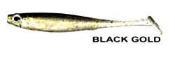 RYUJI MISTER SHAD 10CM ,7GR , BLACK GOLD SAHTE BALIK 3PCS - RYUJI