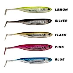 RYUJI REAL FISH 10CM, 4PCS LEMON - RYUJI