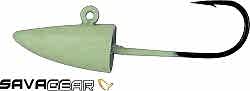 Savage Gear LRF Micro Sandeel Jighead Glow 1,5g #8 - SAVAGE GEAR