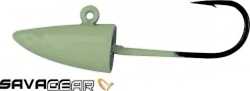 Savage Gear LRF Micro Sandeel Jighead Glow 2g #8 4 - SAVAGE GEAR