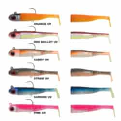 SEABOR LILY SHAD 100GR 2+1 SİLİKON YEM,RED MULLET - SEABOR