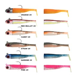 SEABOR LILY SHAD 60GR 2+1 SİLİKON YEM,CANDY UV - SEABOR