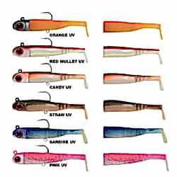 SEABOR LILY SHAD 60GR 2+1 SİLİKON YEM,ORANGE UV - SEABOR