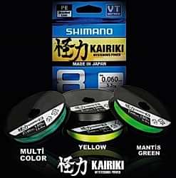 SHIMANO LİNE KAİRİKİ 8+150M 0,19MM 12,8KG M.GREEN İP MİSİNA - SHIMANO