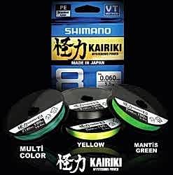 SHIMANO LİNE KAİRİKİ 8+150M 0,315 MM37,1KG M.GREEN İP MİSİNA - SHIMANO