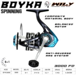 Wily boyka 3000 Olta Makinası 6+1 bb - WİLY