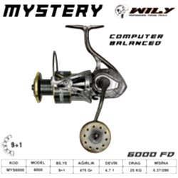 Wily Mystery 5000 Spin Olta Makinası 9+1 bb - WİLY